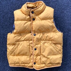 GAP Kids Mustard Gold Puffer Vest-Size 4T